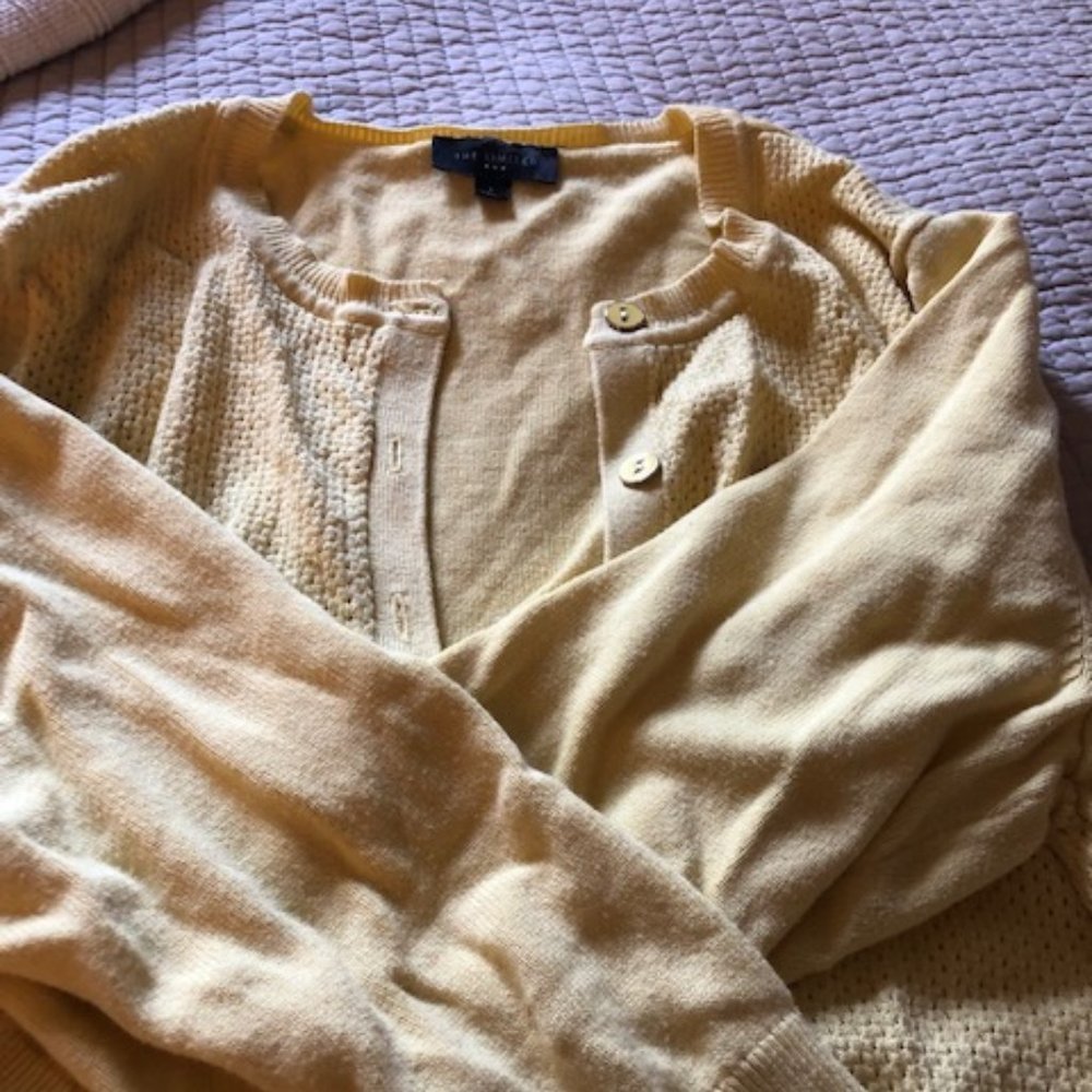 Vintage yellow cardigan